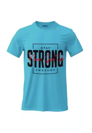 Personalized T-shirt with printed logo