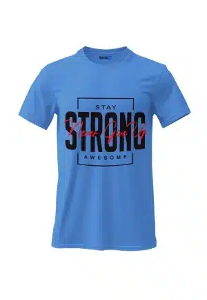 Personalized T-shirt with printed logo