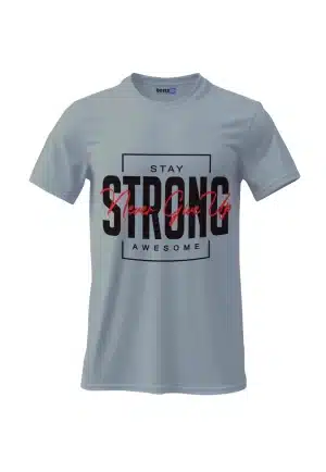 Personalized T-shirt with printed logo