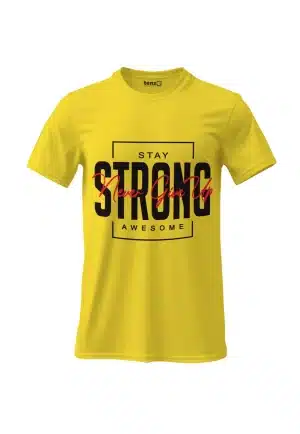 Personalized T-shirt with printed logo