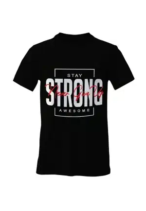 Personalized T-shirt with printed logo