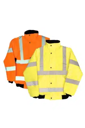 custom reflective safety jacket with logo for construction workers