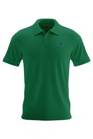 Premium polo shirt with custom logo embroidery