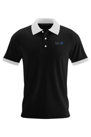 Premium polo shirt with custom logo embroidery