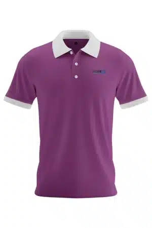 Premium polo shirt with custom logo embroidery