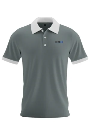 Premium polo shirt with custom logo embroidery