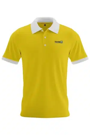 Premium polo shirt with custom logo embroidery