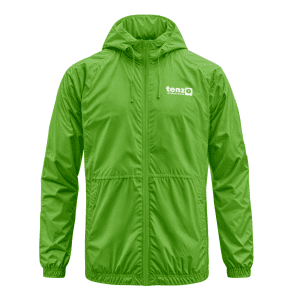 lightweight rain jacket wind stopper with hood and zipper
