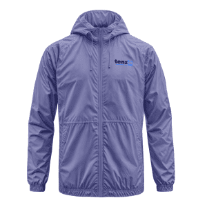 lightweight rain jacket wind stopper with hood and zipper
