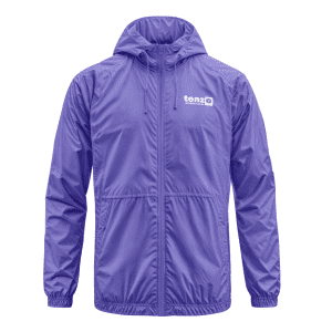 lightweight rain jacket wind stopper with hood and zipper