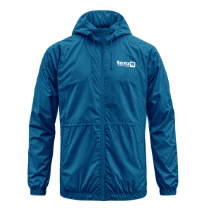 lightweight rain jacket wind stopper with hood and zipper