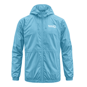lightweight rain jacket wind stopper with hood and zipper