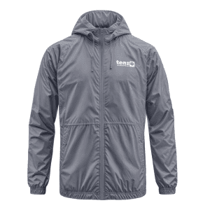 lightweight rain jacket wind stopper with hood and zipper