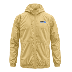 lightweight rain jacket wind stopper with hood and zipper