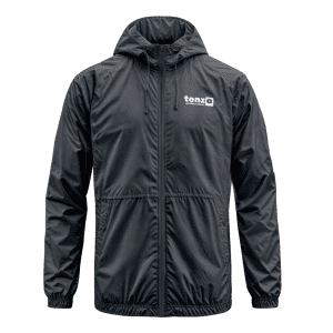 lightweight rain jacket wind stopper with hood and zipper
