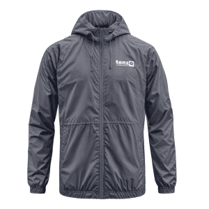 lightweight rain jacket wind stopper with hood and zipper