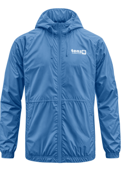 lightweight rain jacket wind stopper with hood and zipper